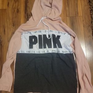 PINK  Victorias secret ightweight hoodie S